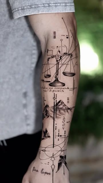 Diseño de línea fina en pierna